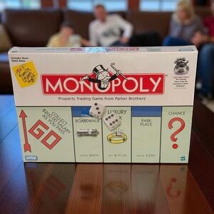 Hasbro Monopoly Board Game 1999 Version New Sealed In Box